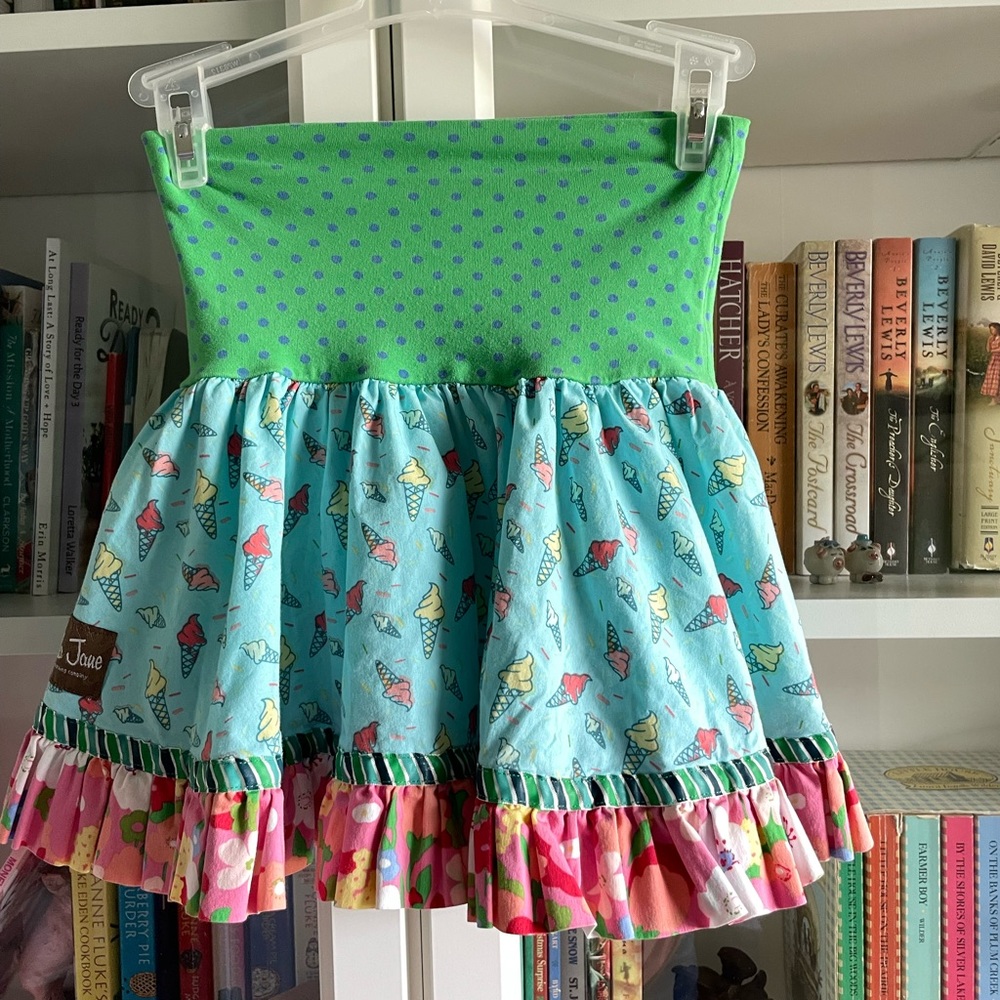 Maltilda Jane Wonderful Parade Ice Cream Social Skirt size 4